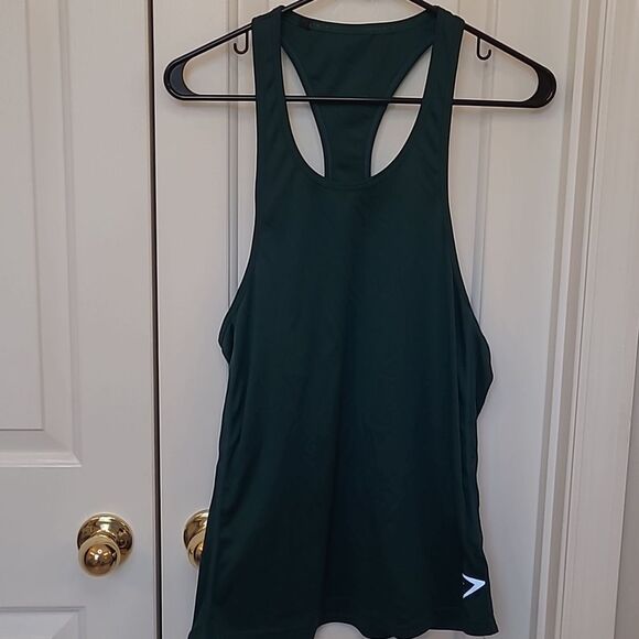 Gymshark Dark Green Racerback Tank - Picture 1 of 6